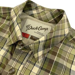 Duck Camp Men's Signature Fishing Shirt Long Sleeve Teton Plaid Medium